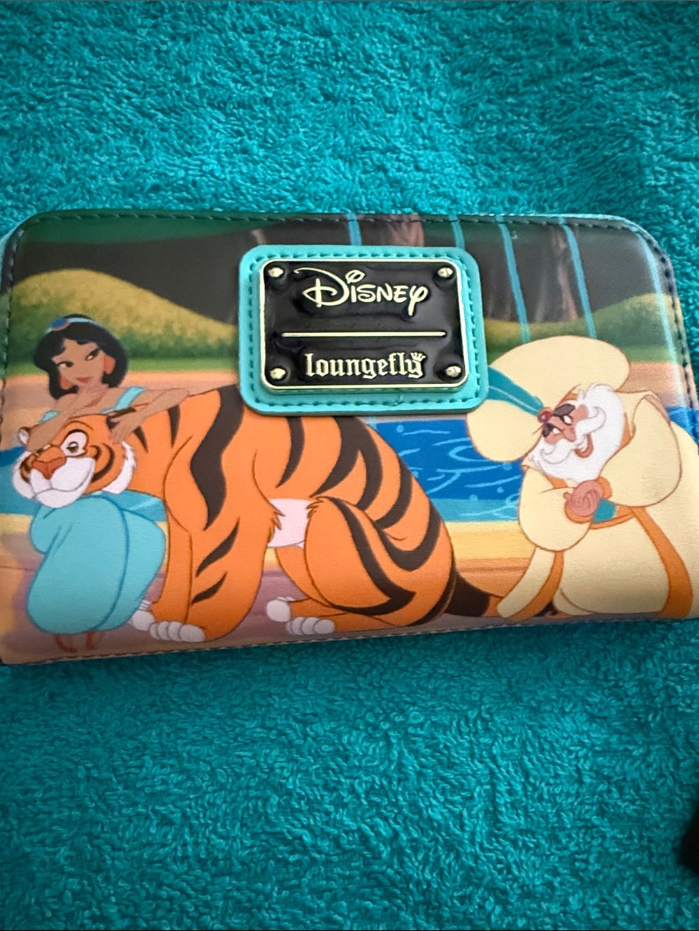 Loungefly Disney  Jasmine Princess Blue  Wallet